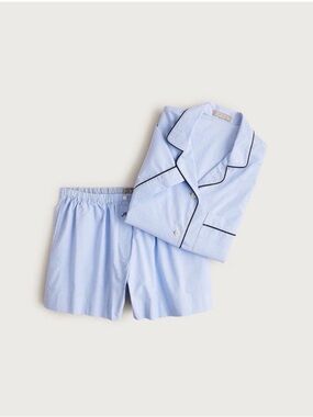J. Crew Cotton Pajama Short Set Size Medium